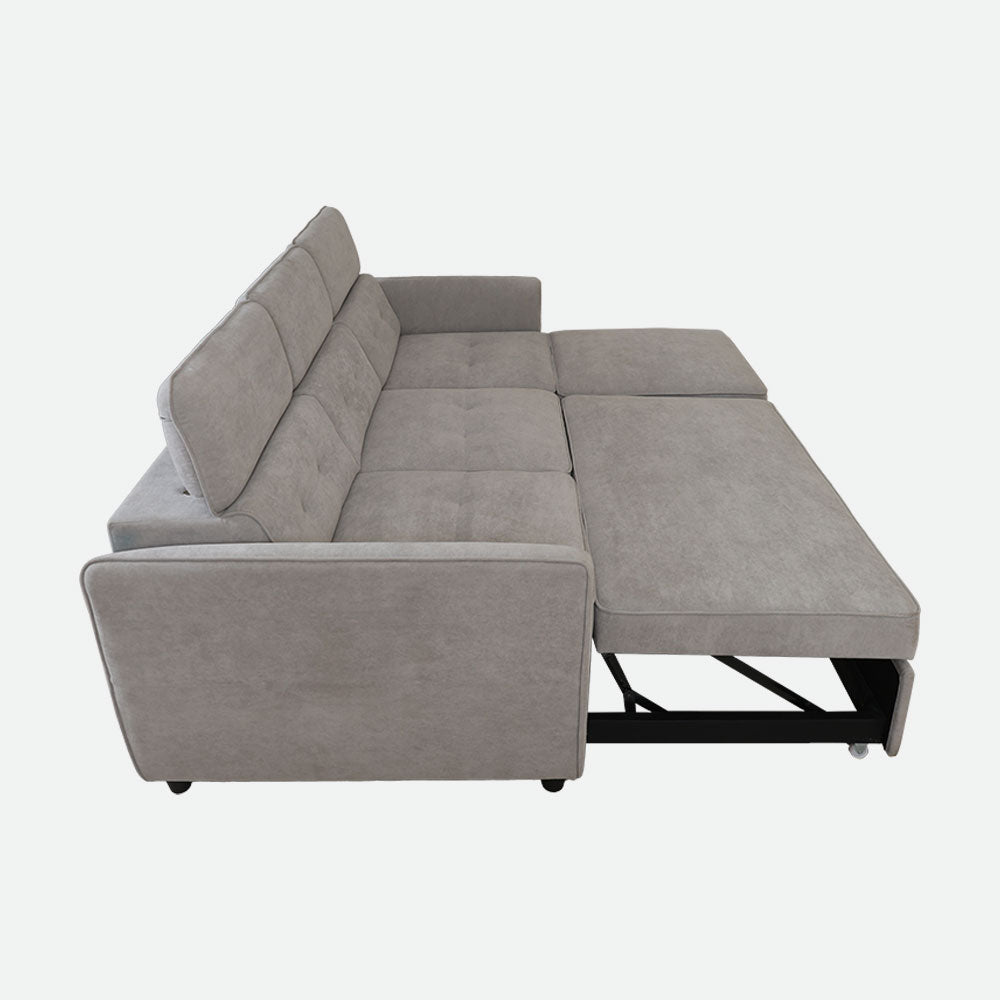 MAARK SOFA CUM BED S01002 STEEL COLOUR HT