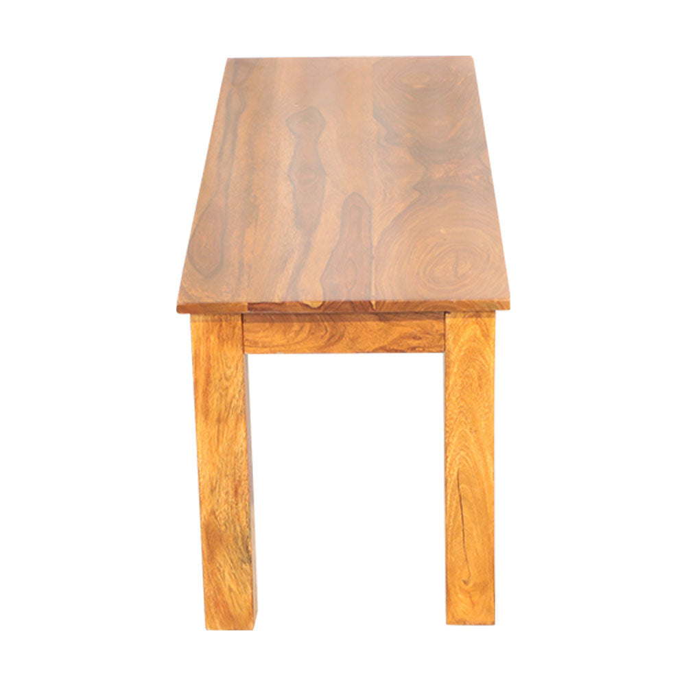 MAARK SHEESHAM WOOD 6SEATER DINING SET (5.25*3) 1105 NATURAL FINISH SV