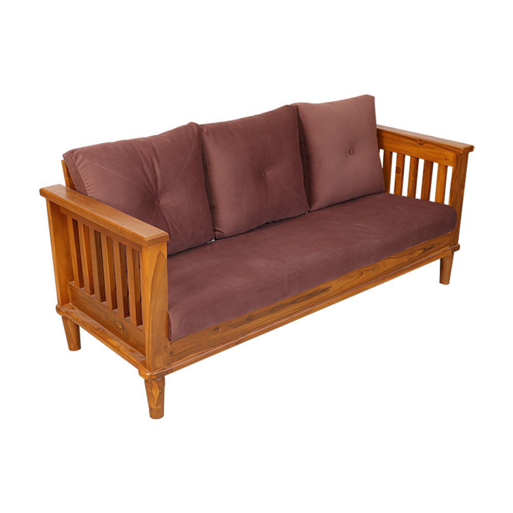 MAARK WOODEN SOFA SET (3+1+1) KIA