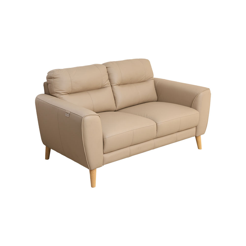 MAARK LEATHER SOFA SET (3+2) 6041 SMOKY GRAY ML