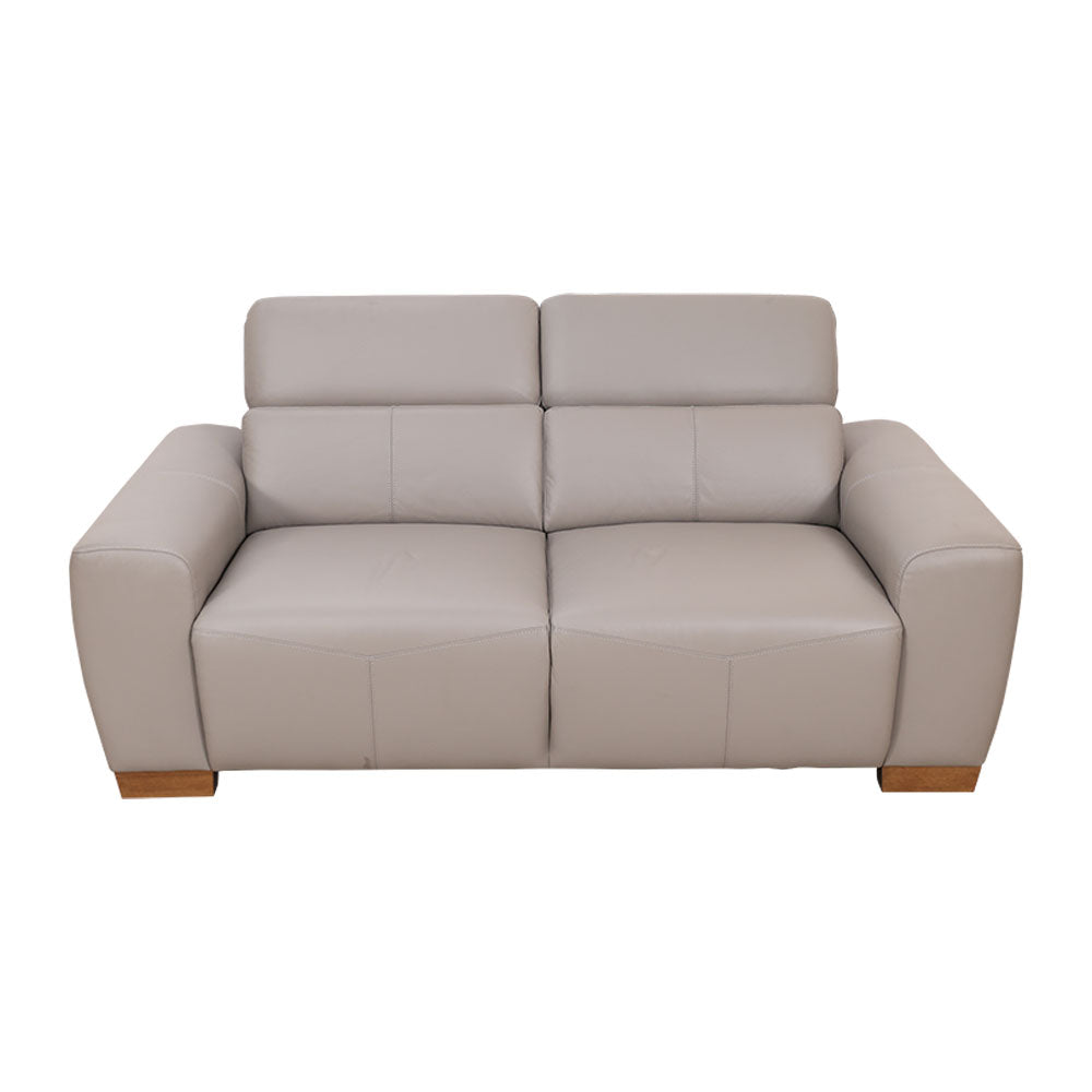 MAARK LEATHER SOFA SET (3+2) 6034 SMOKY GRAY ML