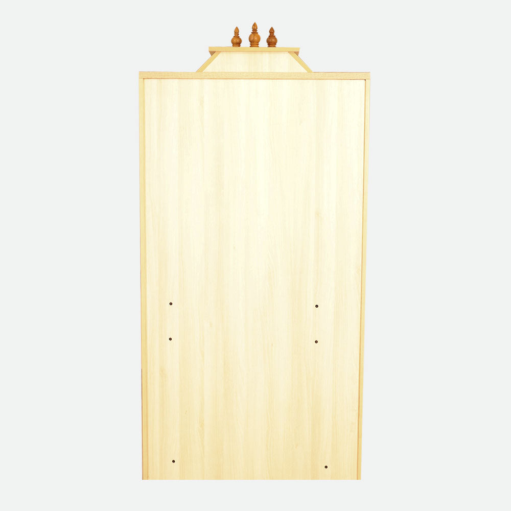MAARK CNC SLIDING DOOR POOJA RACK 5 * 2.5 WITH KALASAM