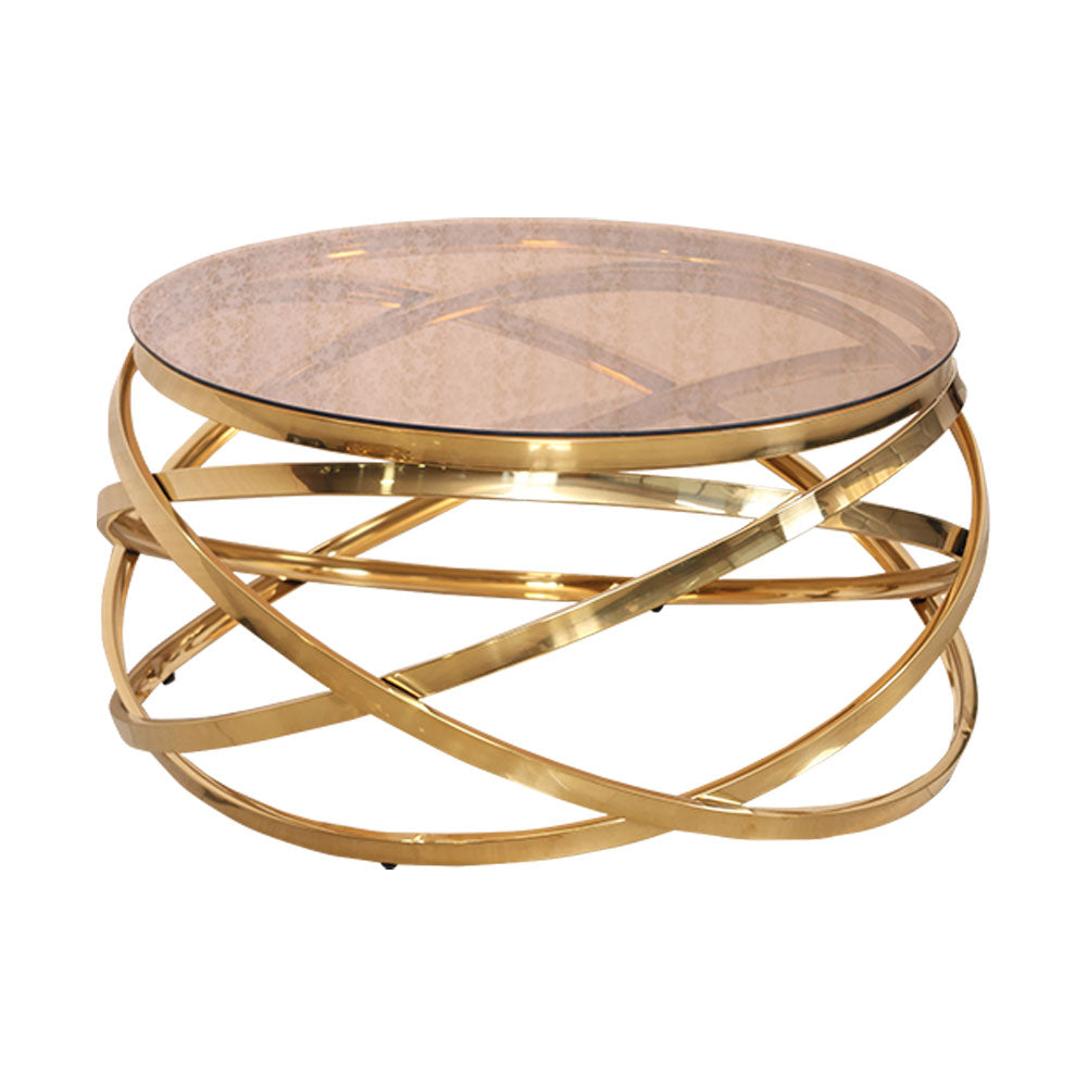 MAARK MARBLE TOP COFFEE TABLE SET CJ-09