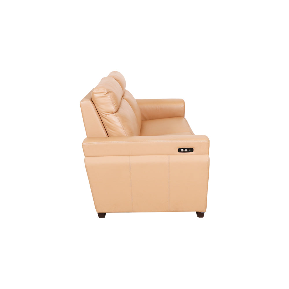 MAARK MOTORIZED RECLINER LEATHER SOFA SET (3R+2R ROME RL