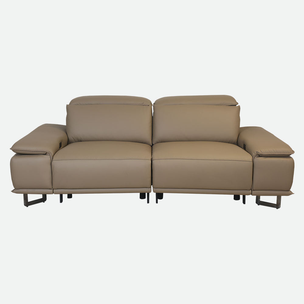 MAARK MOTORIZED RECLINER LEATHER SOFA SET (3R+2R) 2310 CAPPUCINO COLOUR HT