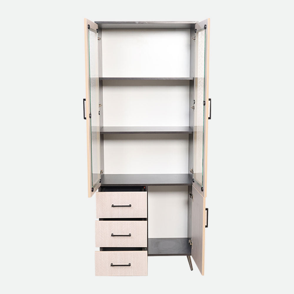 MAARK 2 DOOR BOOK SHELF 6*2.5 SATURN