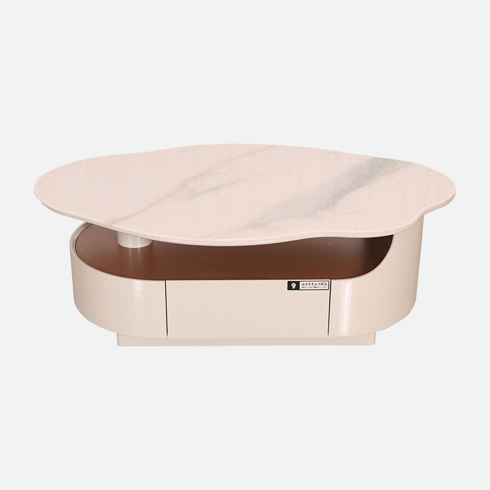 MAARK MARBLE TOP COFFEE TABLE 15 HT