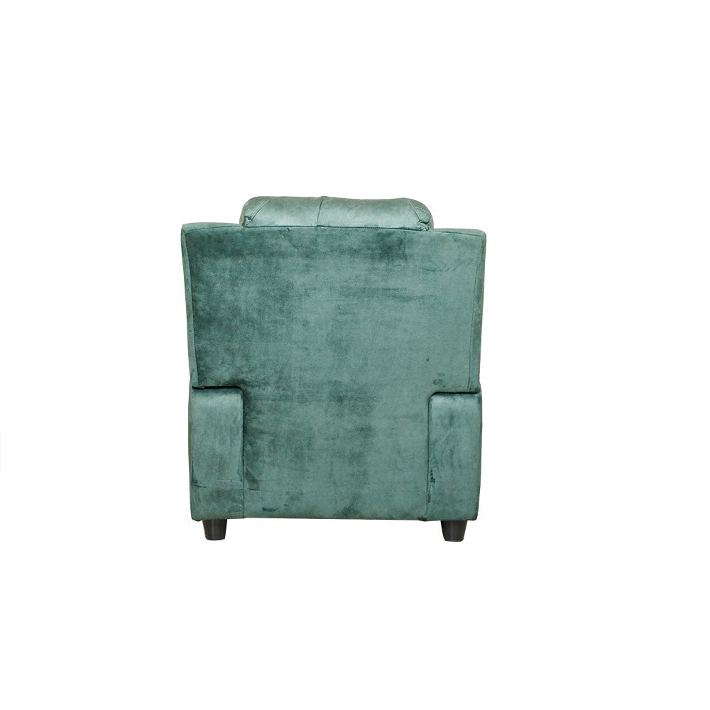 MAARK FABRIC SINGLE SEATER SOFA AMERICAN GREEN COLOUR
