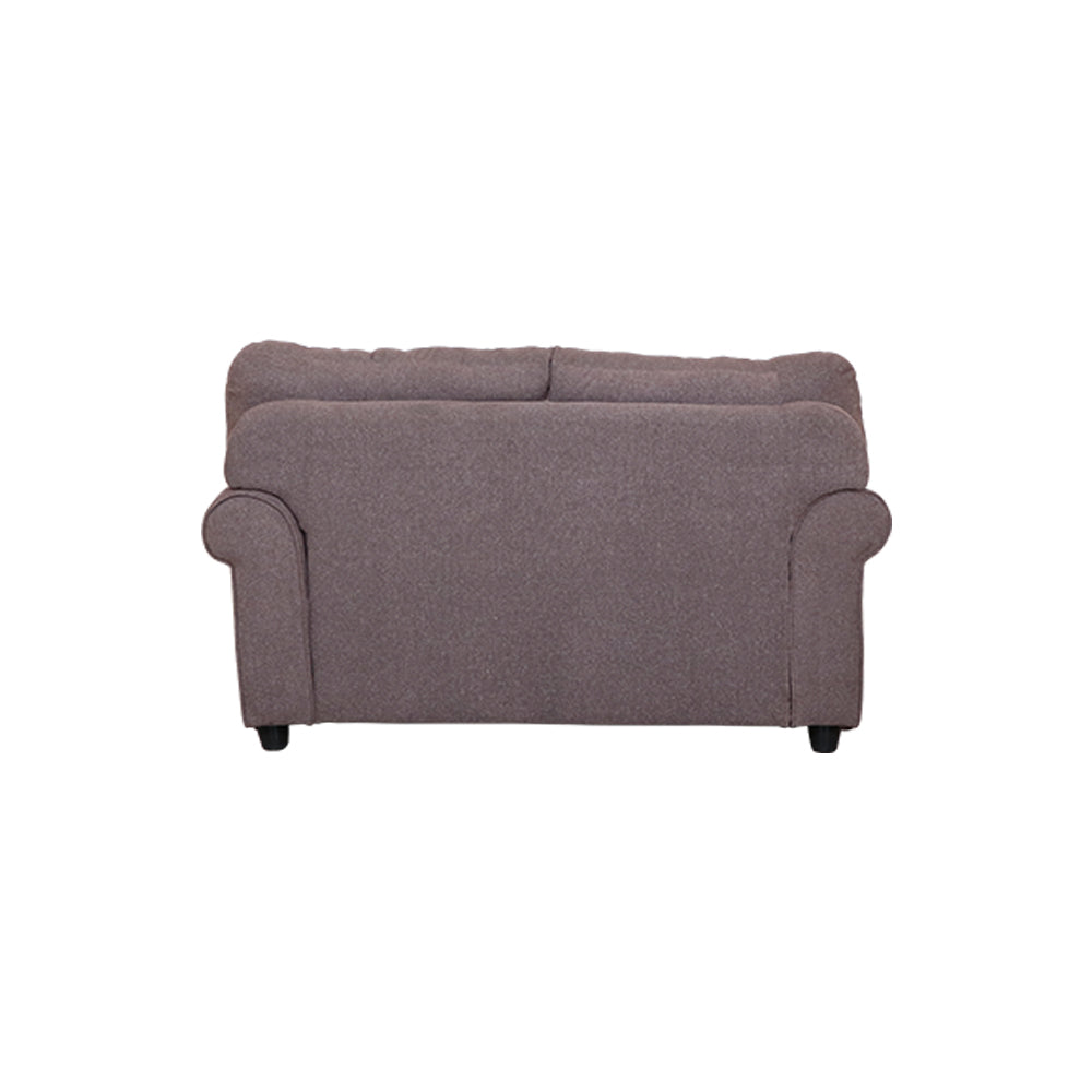 MAARK FABRIC TWO SEATER SOFA LINGA BROWN COLOUR