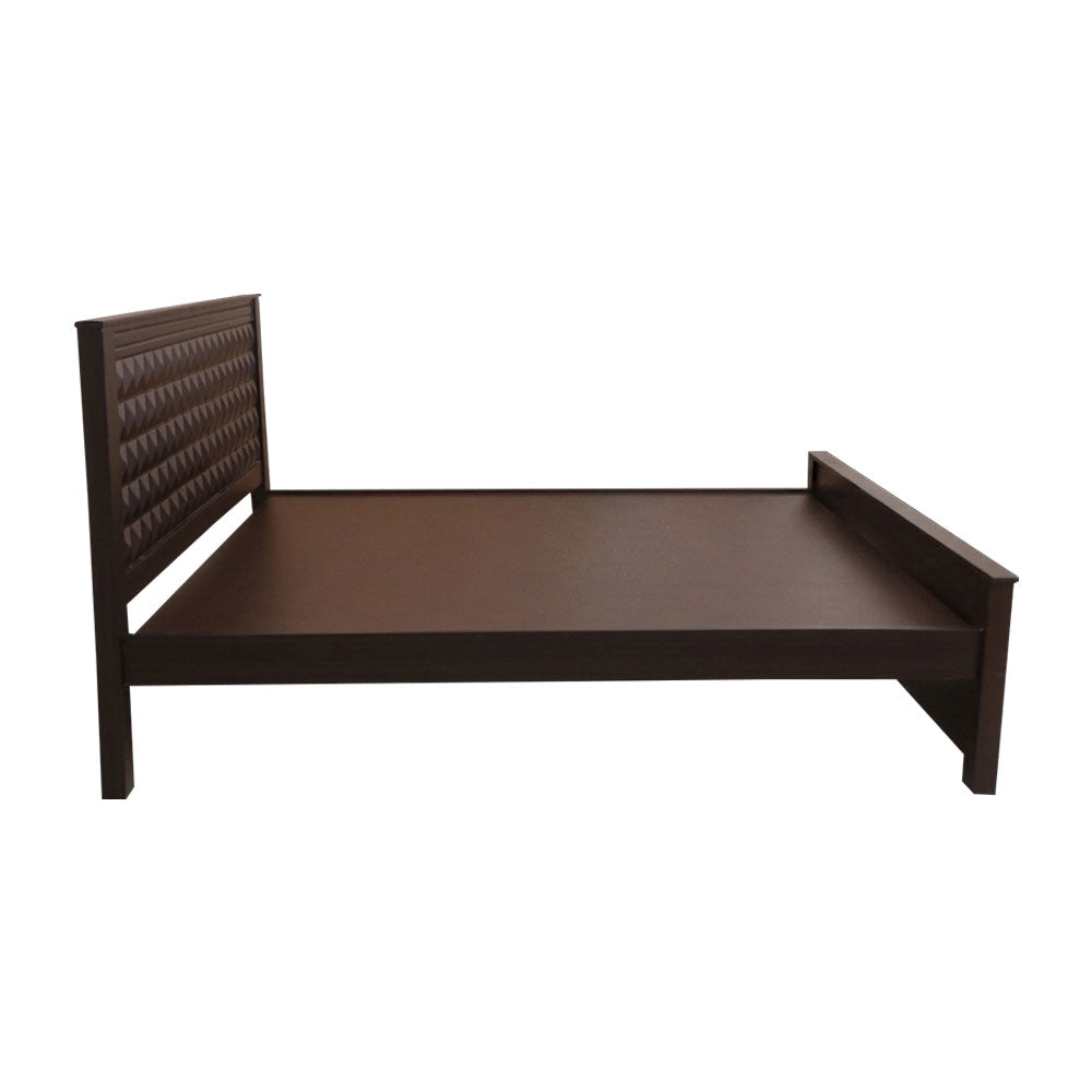 MAARK KING SIZE BED (6*6.25) GD DIAMOND WALNUT COLOUR