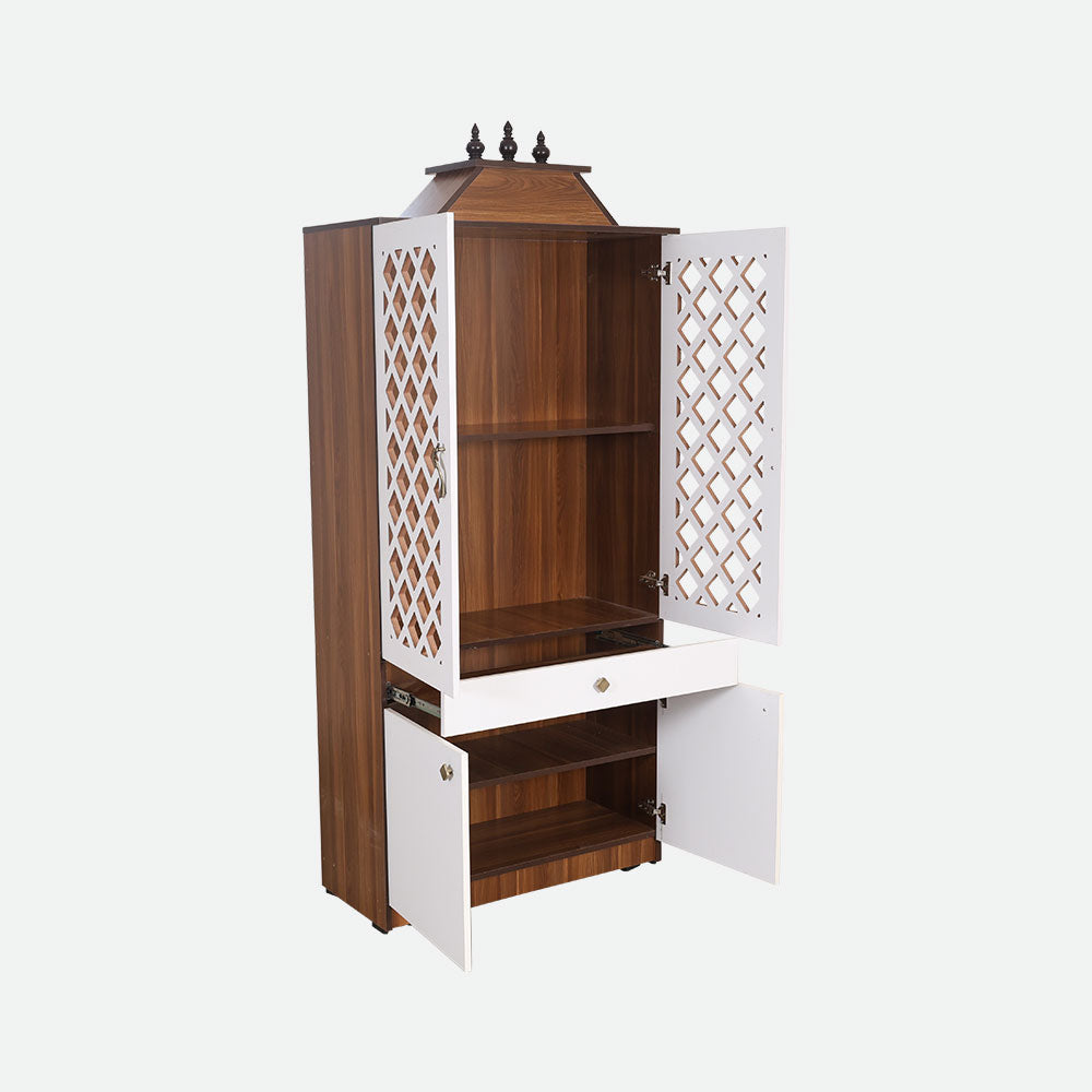 MAARK GOKULAM POOJA RACK CNC 7*3 WITH KALASAM