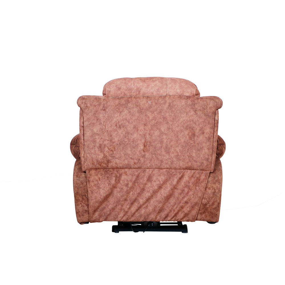 MAARK MOTORIZED RECLINER FABRIC SOFA SET (3+1R+1R) BROWN COLOUR