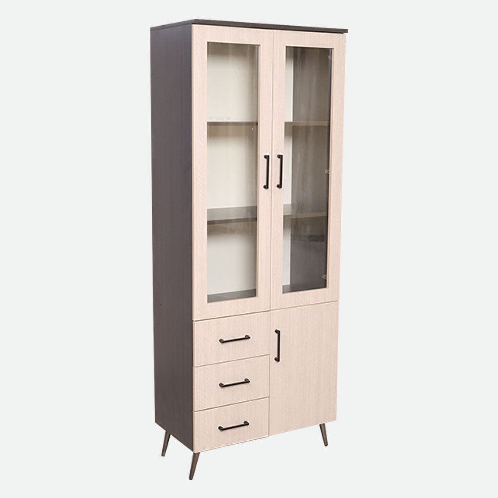 MAARK 2 DOOR BOOK SHELF 6*2.5 SATURN