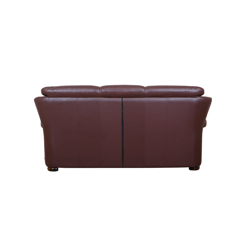 MAARK LEATHERETTE SOFA SET (3+1+1) DION MAROON COLOUR HT