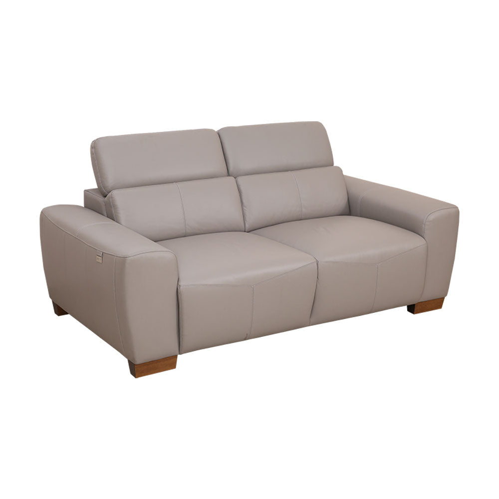 MAARK LEATHER SOFA SET (3+2) 6034 SMOKY GRAY ML
