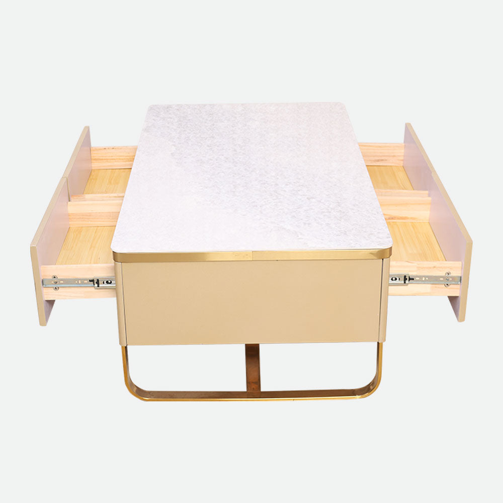 MAARK MARBLE TOP COFFEE TABLE 648 HT