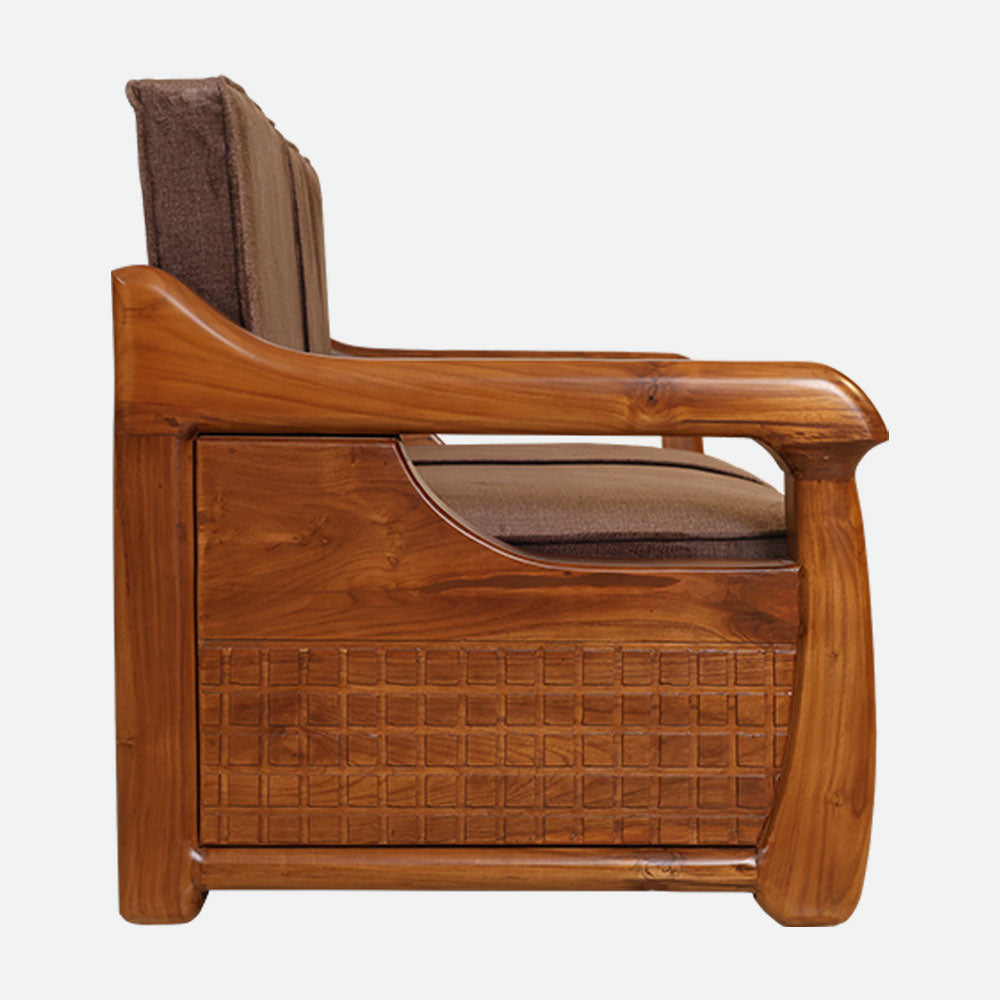 MAARK WOODEN SOFA SET (3+2+1) 002 GI
