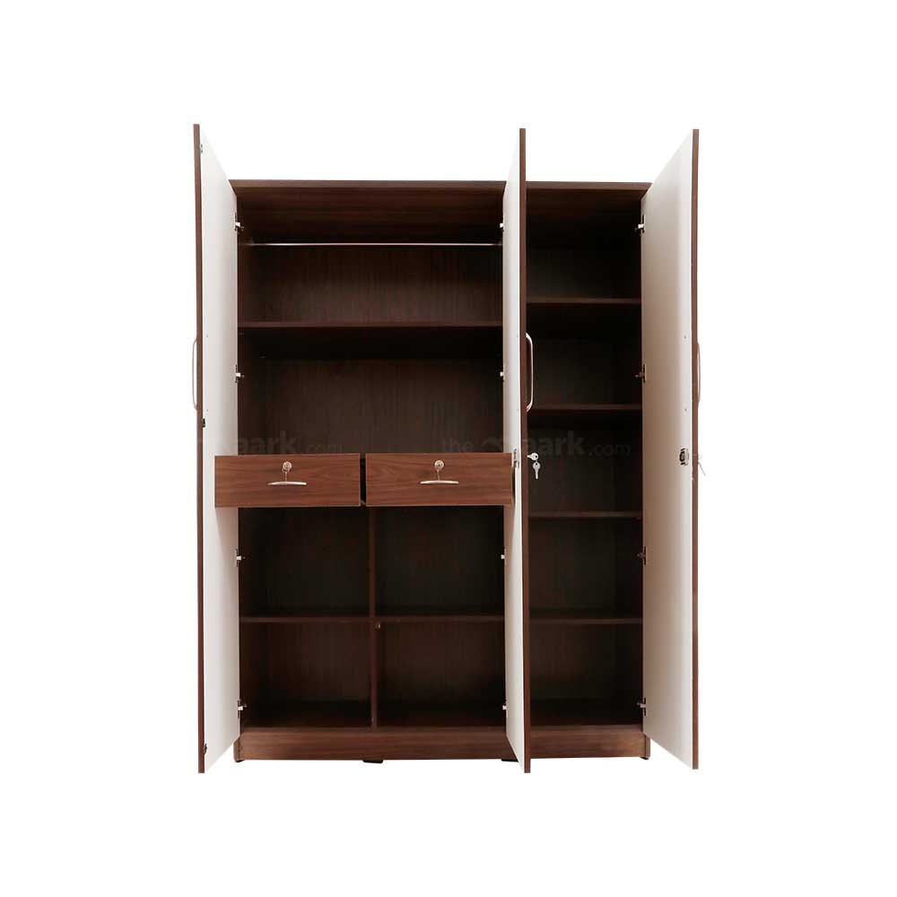 MAARK 3 DOOR WARDROBE TF WITH DRESSER
