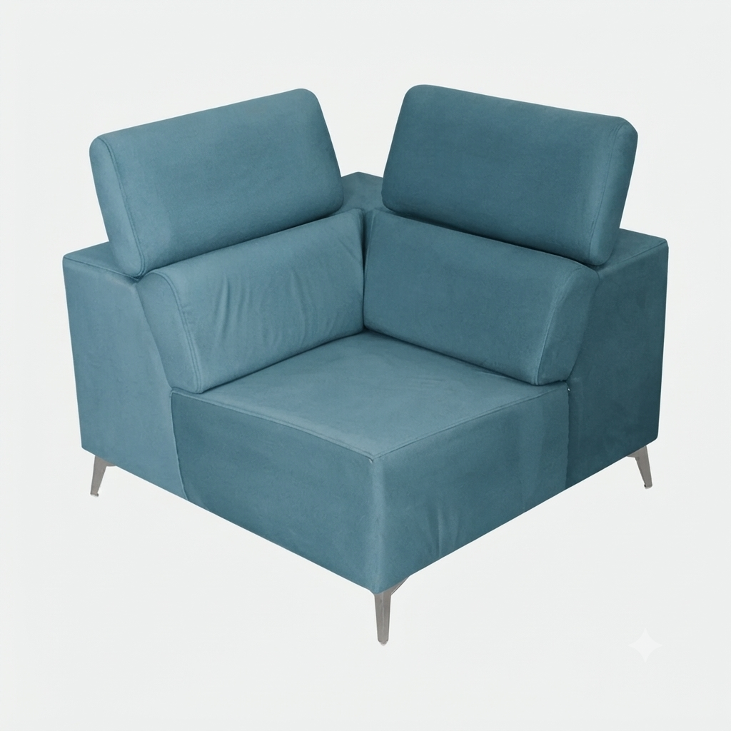 MAARK FABRIC CORNER SOFA 6 SEATER ROYCE
