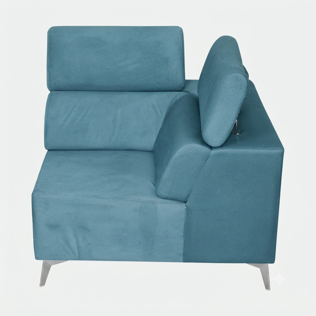 MAARK FABRIC CORNER SOFA 6 SEATER ROYCE