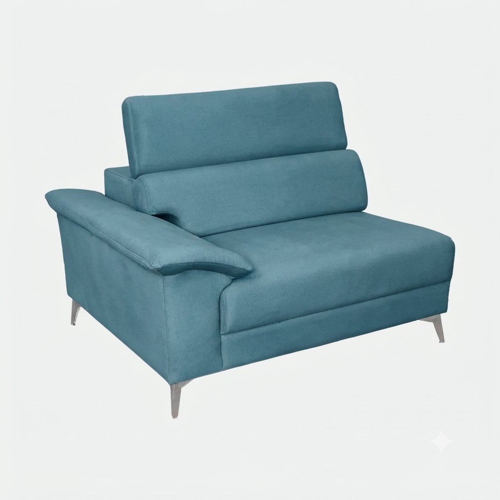 MAARK FABRIC CORNER SOFA 6 SEATER ROYCE