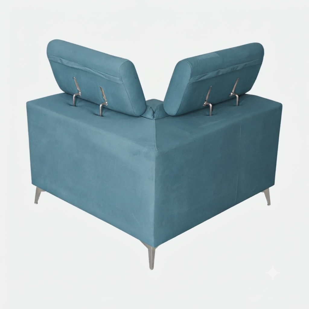 MAARK FABRIC CORNER SOFA 6 SEATER ROYCE