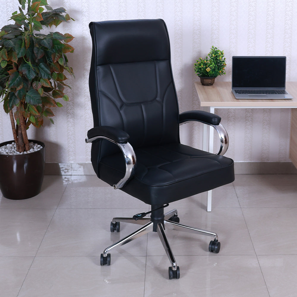 MAARK HIGH BACK OFFICE CHAIR MAXUS BLACK IAFA