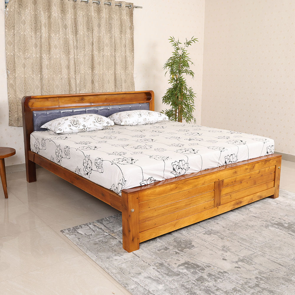 MAARK KING SIZE BED (6*6.25) CUSHION WITH HEAD STORAGE 01-AK WCF