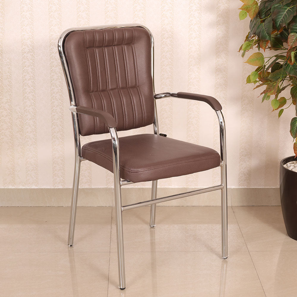MAARK VISITOR CHAIR 518 COFFEE COLOUR HT