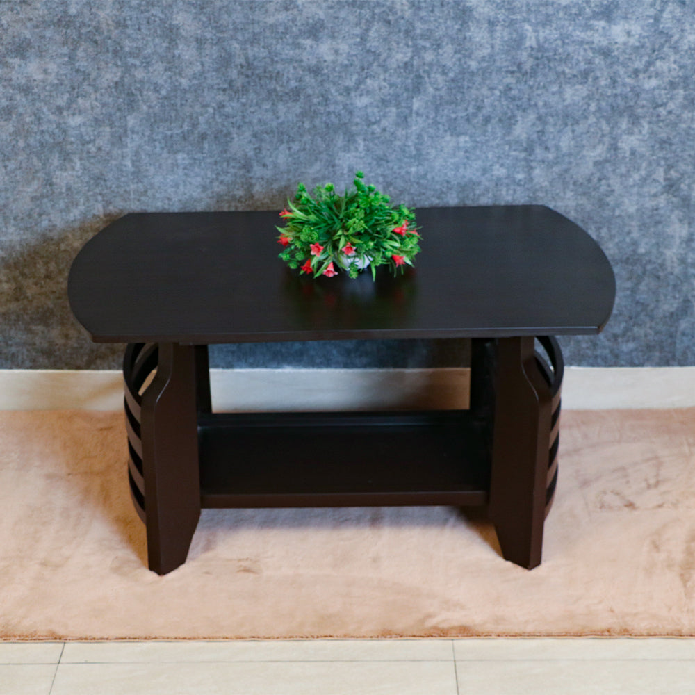 Maark Wooden Finish Royal Coffee Table Walnut Colour Online India - The Maark Trendz Coimbatore