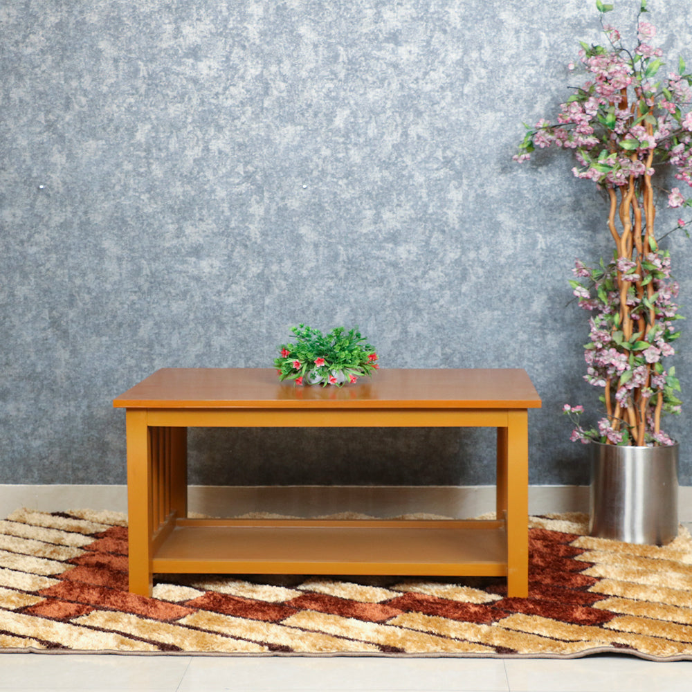 Maark Wooden Finish Jolly Coffee Table Walnut Colour Online India - The Maark Trendz Coimbatore