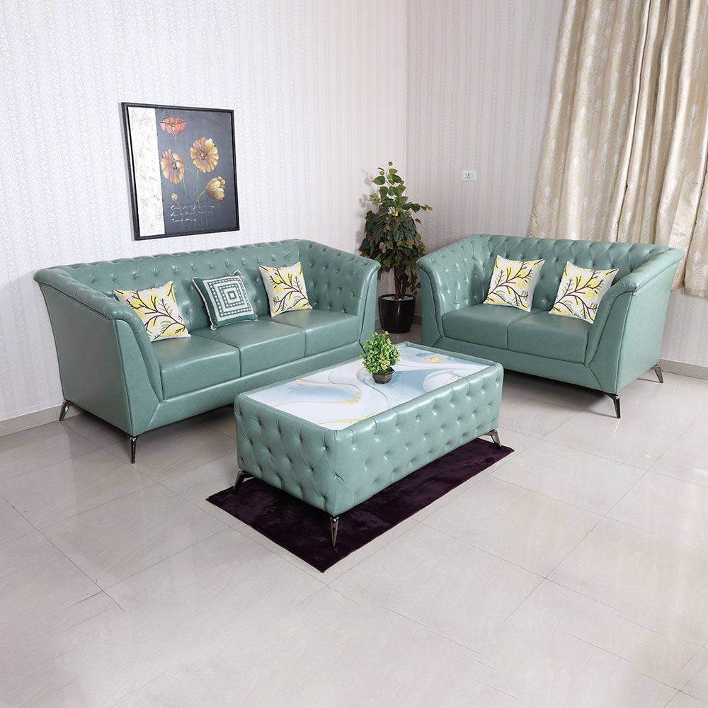 MAARK LEATHERETTE SOFA SET (3+2) WITH COFFEE TABLE JAQUAR