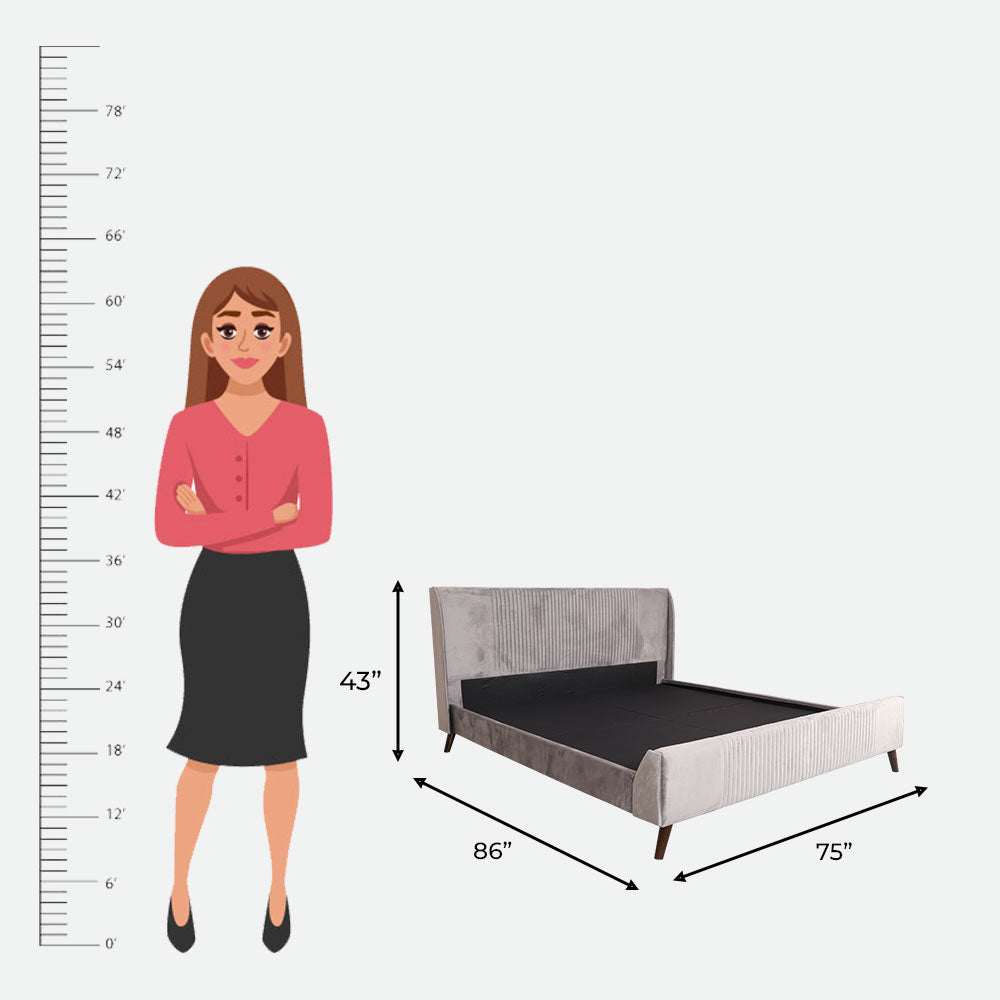 MAARK KING SIZE BED SUNSET HT
