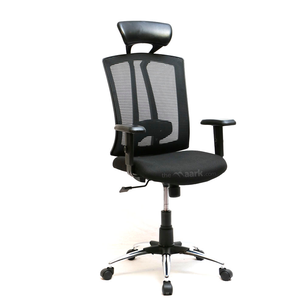 MAARK HIGH BACK OFFICE CHAIR VISTA CROME GF