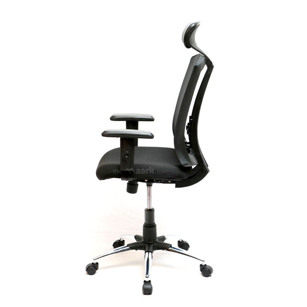 MAARK HIGH BACK OFFICE CHAIR VISTA CROME GF