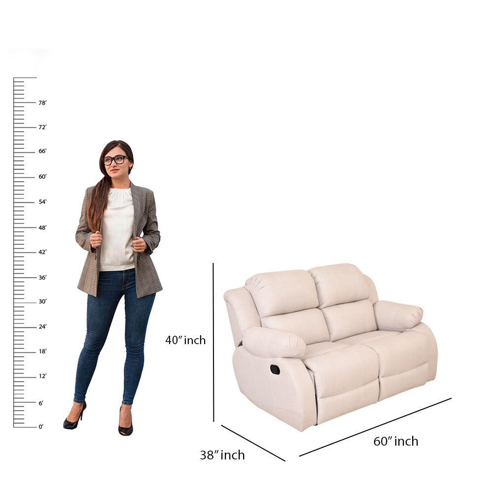 MAARK MANUAL RECLINER FABRIC SOFA SET (3+2R) F211