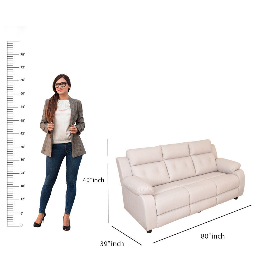 MAARK MANUAL RECLINER FABRIC SOFA SET (3+2R) GALAXY