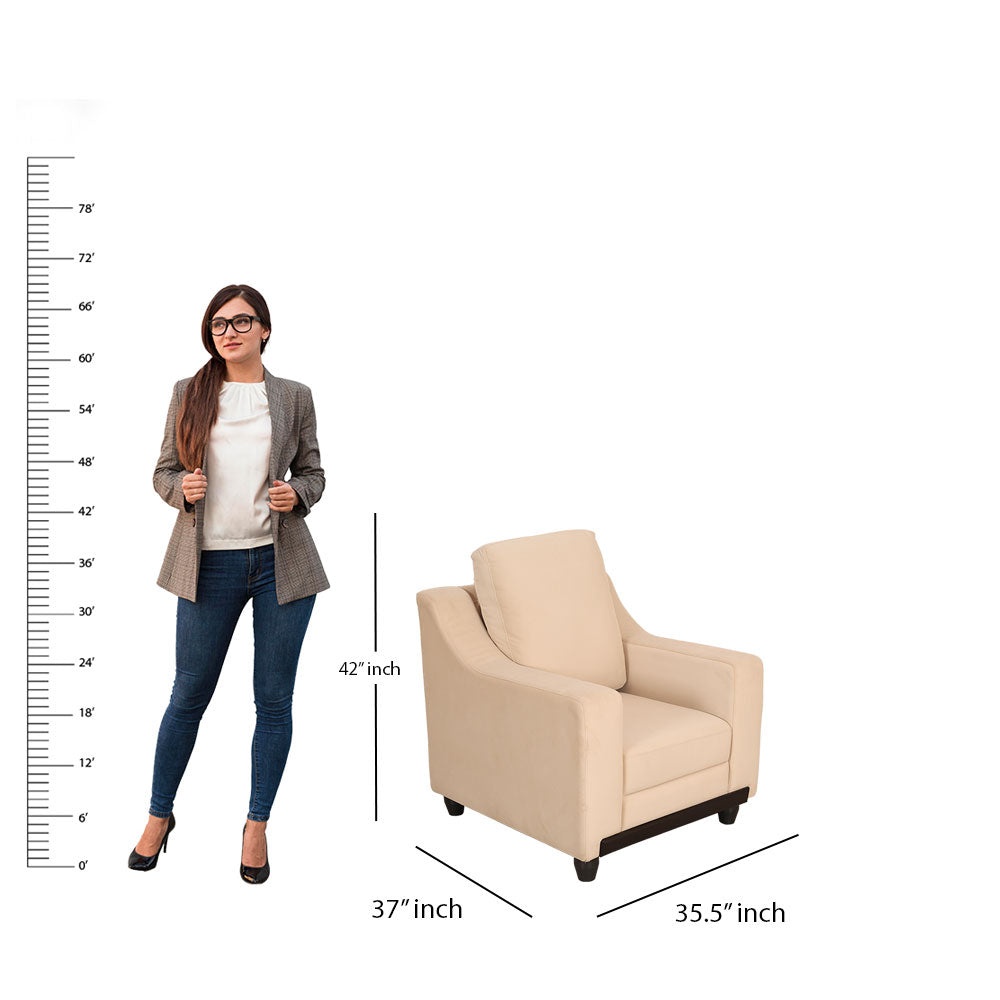 MAARK FABRIC SINGLE SEATER SOFA LOVE