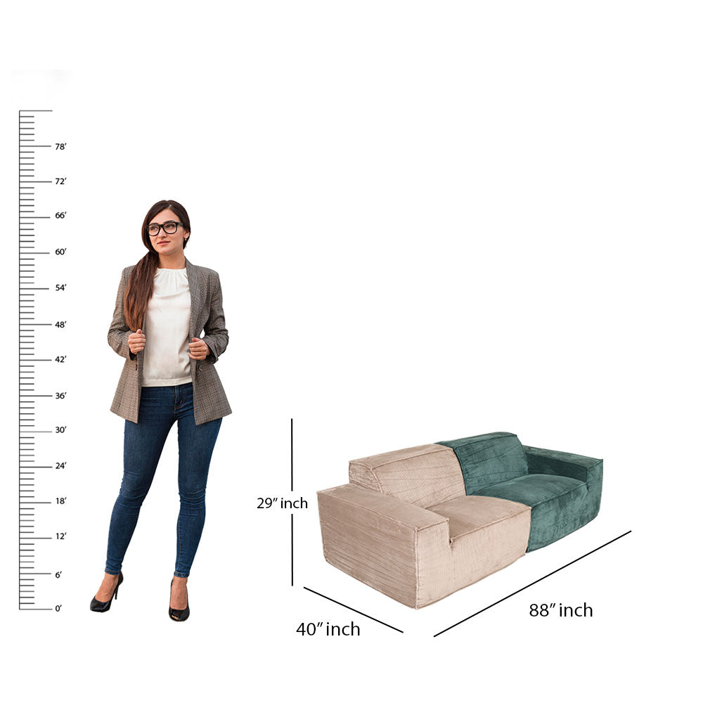 MAARK FABRIC TWO SEATER SOFA 006 HT