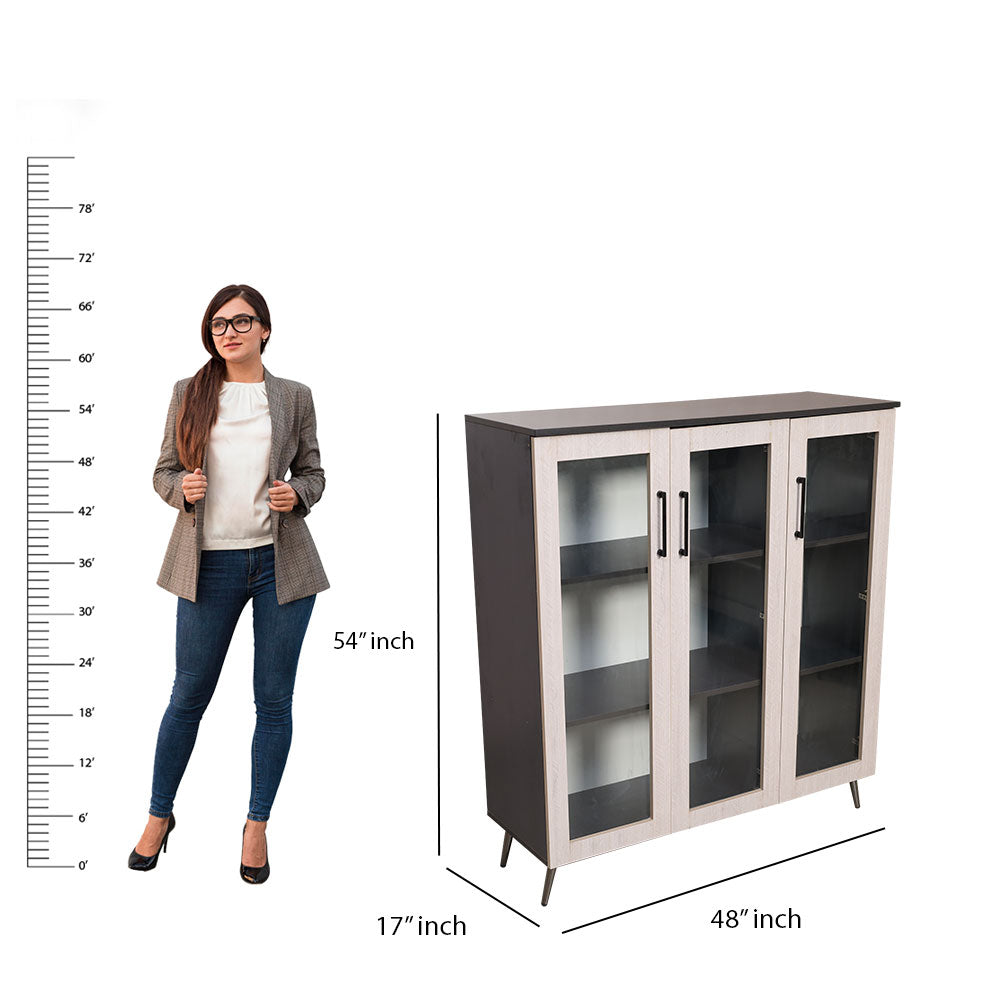 MAARK 3 DOOR BOOK SHELF 4*4 SATURN