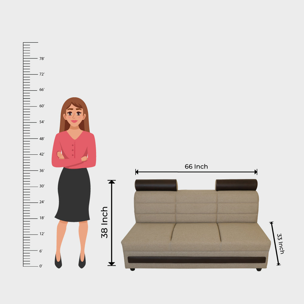 MAARK U SHAPE FABRIC CORNER SOFA 12 SEATER MAGNA