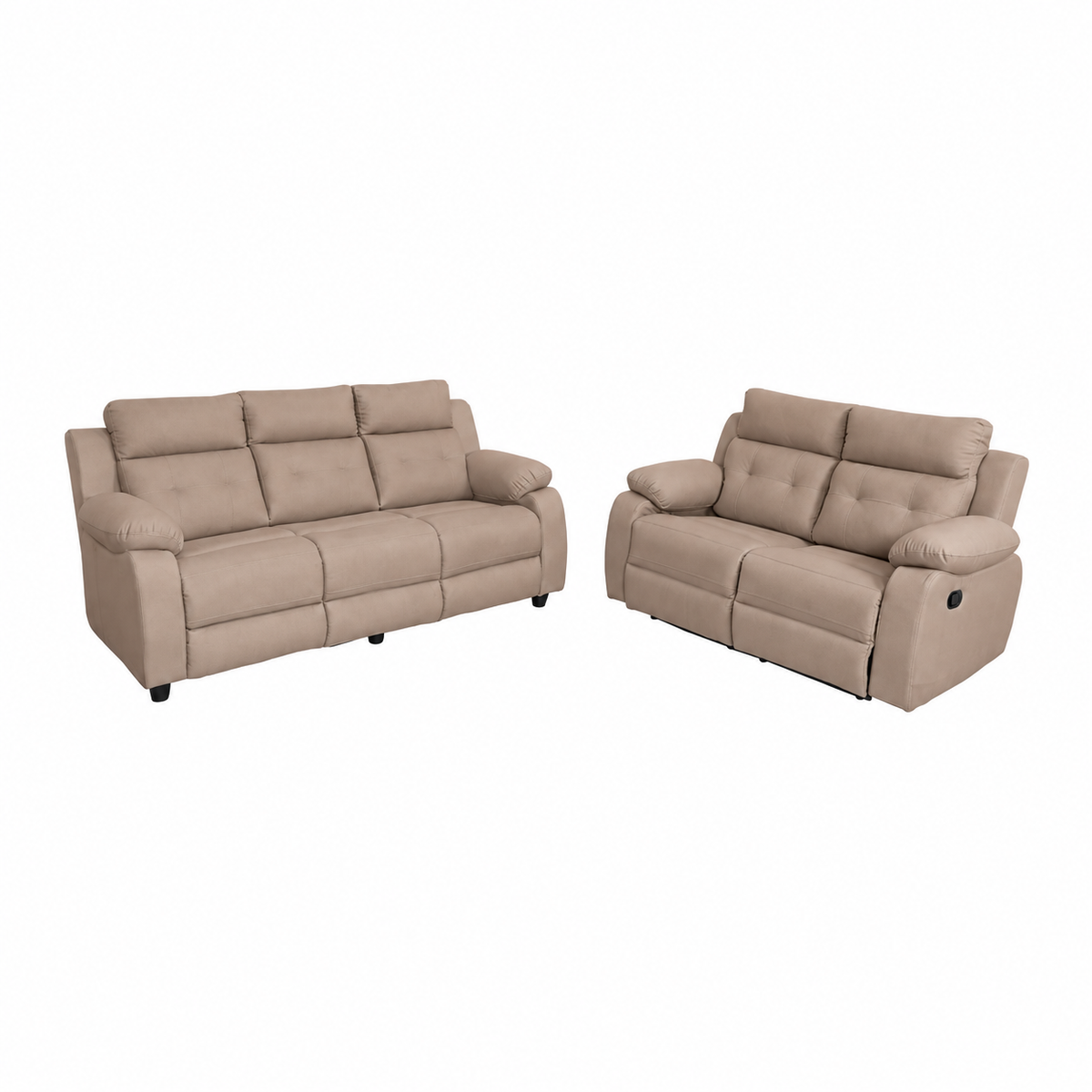 MAARK MANUAL RECLINER FABRIC SOFA SET (3+2R) GALAXY
