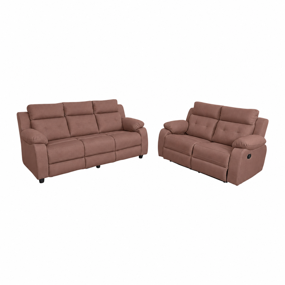 MAARK MANUAL RECLINER FABRIC SOFA SET (3+2R) GALAXY