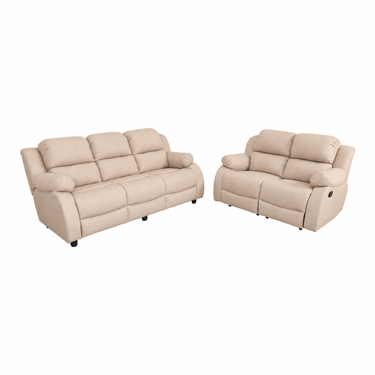 MAARK MANUAL RECLINER FABRIC SOFA SET (3+2R) F211