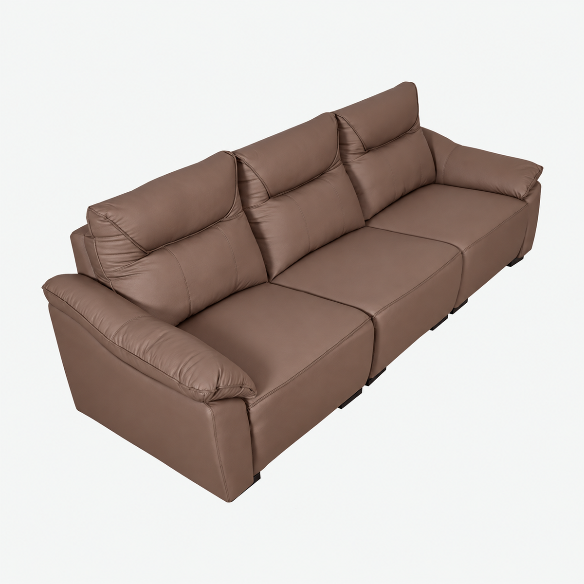 MAARK LEATHER SOFA SET (3+2+1) 3907-33 CAPPUCINO HT