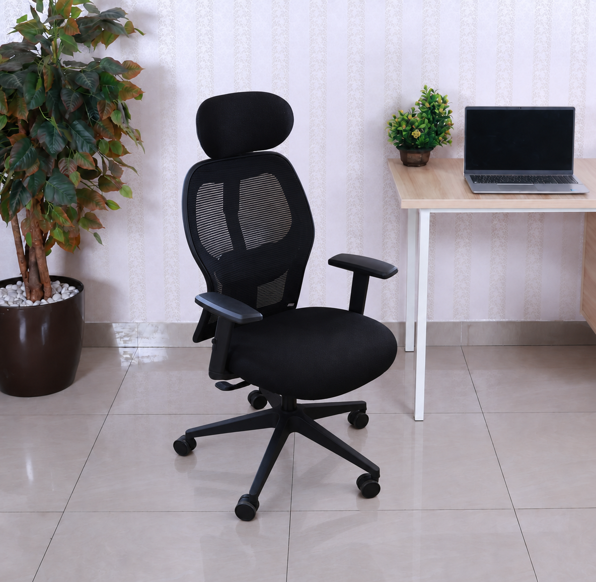 MAARK HIGH BACK OFFICE CHAIR ELITE EC BLACK IAFA