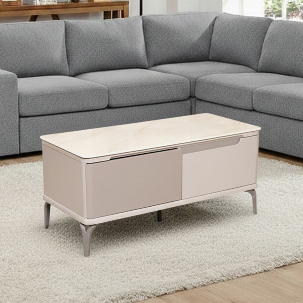 MAARK MARBLE TOP COFFEE TABLE C5-10 HT