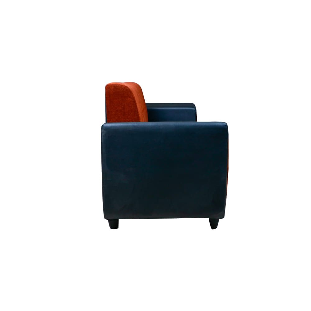 MAARK FABRIC SINGLE SEATER SOFA NEW MONTAIN RED COLOUR