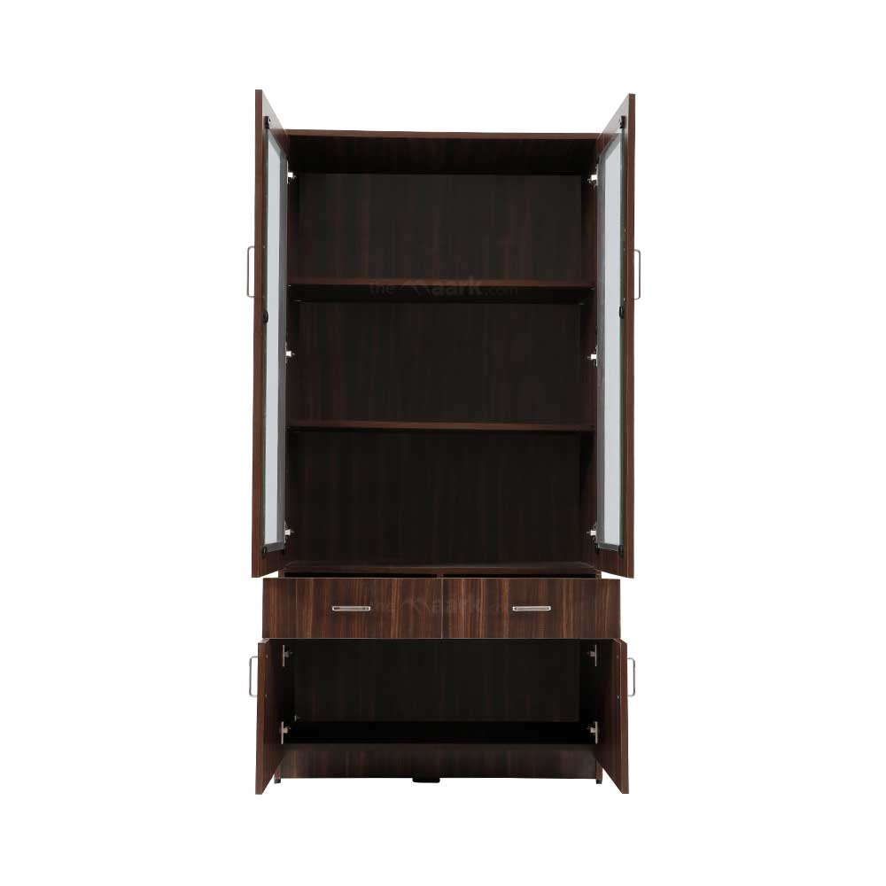 MAARK 2 DOOR BOOK SHELF