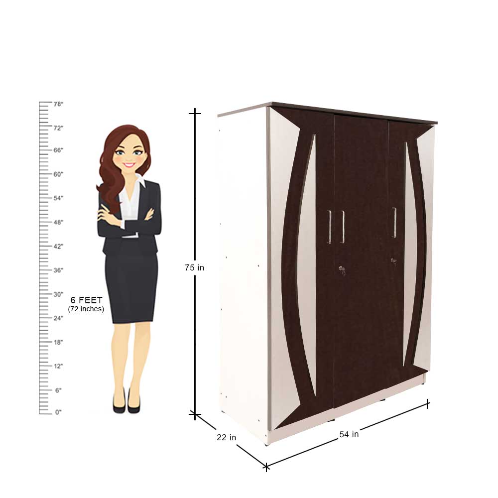 MAARK 3 DOOR WARDROBE TF STANDARD